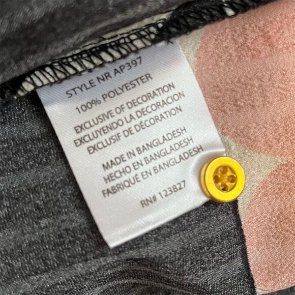 Alex & Parker Women's Colorblock Blouse Size L Multicolor Casual - Picture 6 of 6